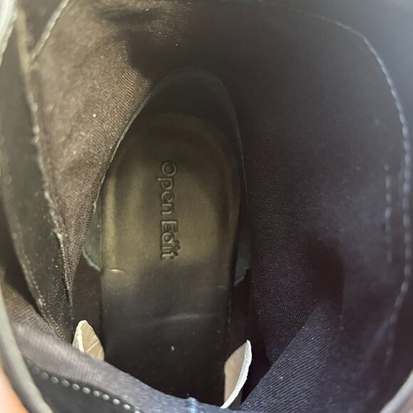 New Open Edit Edenzo-Lea Boots Women's Size 8 M Black Cowgirl Booties Pointy Toe - Picture 8 of 11